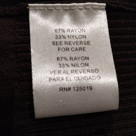 Long Brown Buttoned Cardigan by Joseph A MEDIUM V-Neck NEW!! - Picture 6 of 7